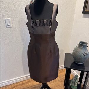Alex Evenings Elegant Brown Formal Dress